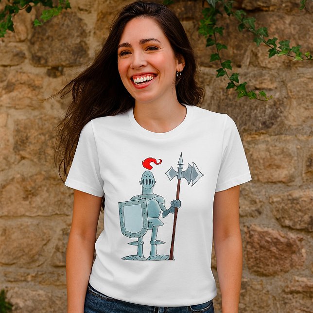 Knight In Armour Medieval Womens T-Shirt (Skapare uppladdad)