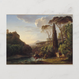 Knight in Italy Landscape Ephemera Vintage Art Vykort