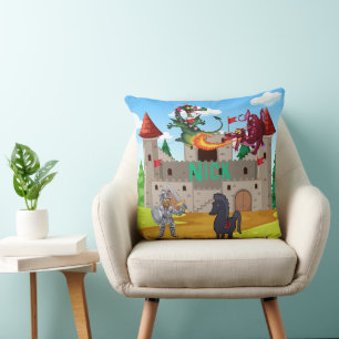 Knight in Shining Armor and Fånig Dragons Kudde