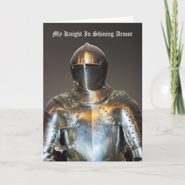 Knight in Shining Armor Kort (Framsida)