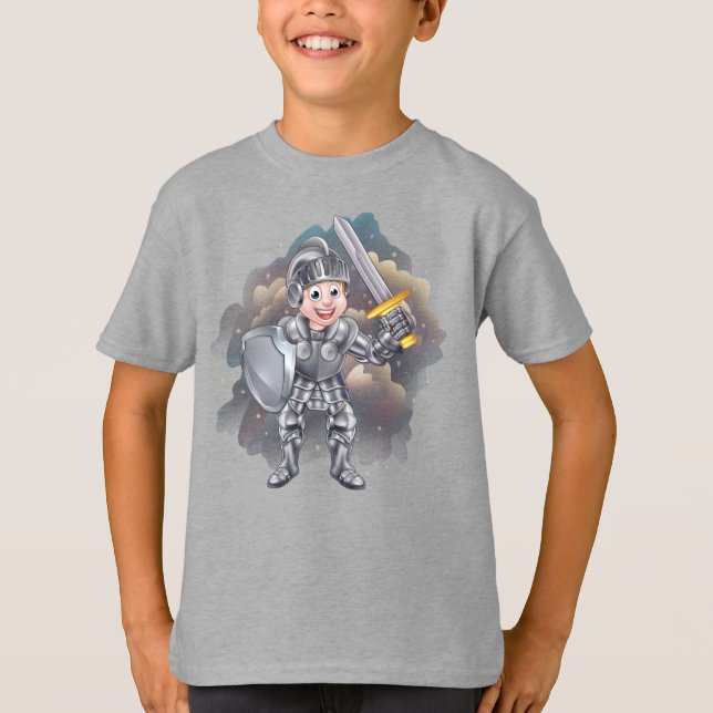 Knight in Shining Armor T Shirt (Framsida)