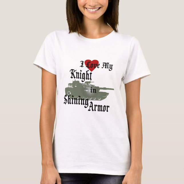 Knight in Shining Armor/ Tank T-shirt (Framsida)