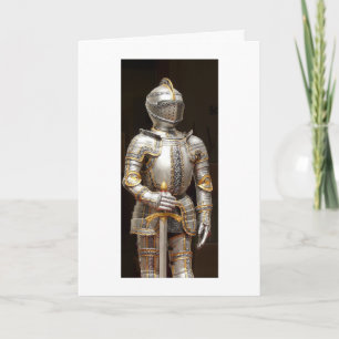 Knight in Shining Armor Valentine eller Kärlek Car Helgkort