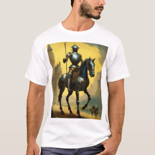 Knight in Shining Armor: Vintage Warrior T Shirt