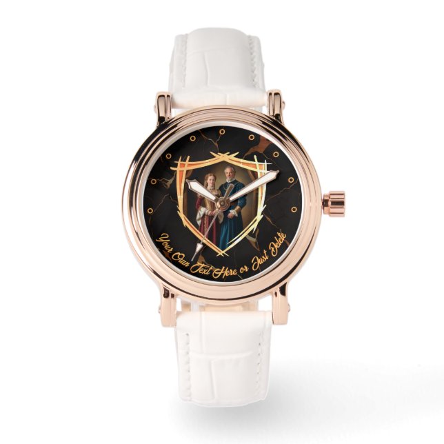 Knight Jackar Arm Medieval Old Fashioned Gift Armbandsur (Framsida)