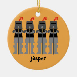 Knight Julgransprydnad Keramik