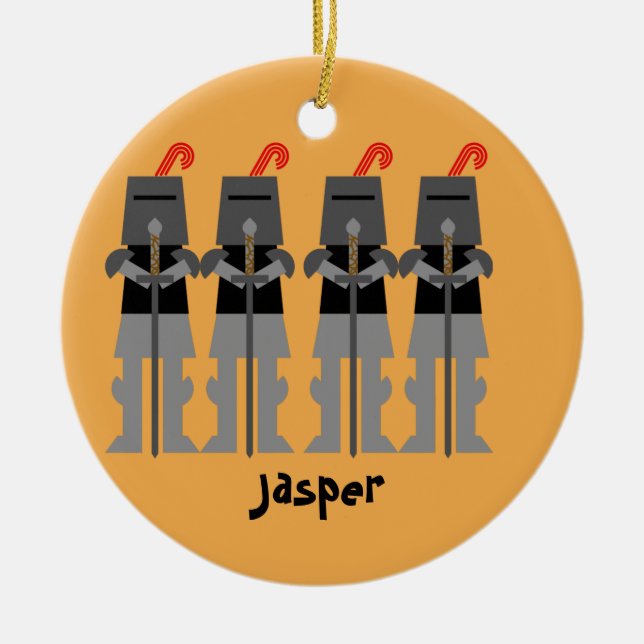 Knight Julgransprydnad Keramik (Framsidan)