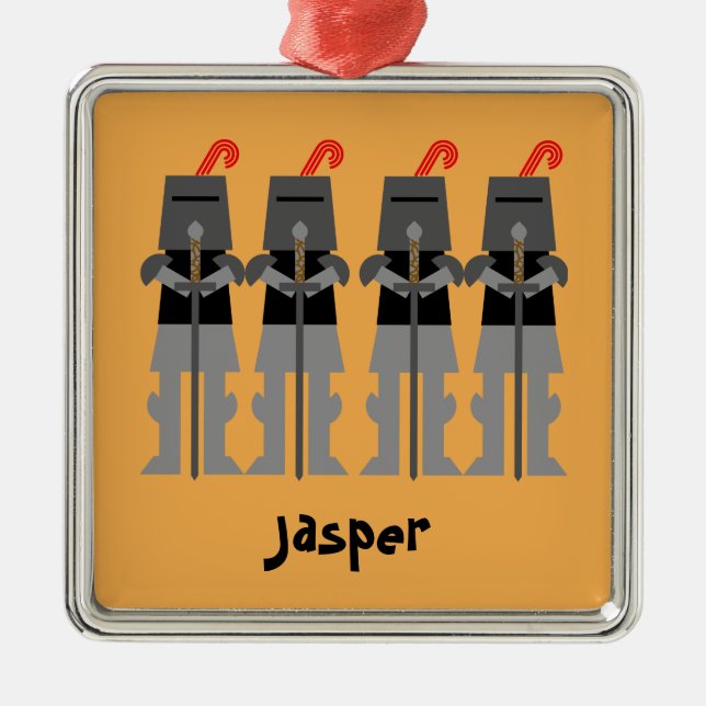 Knight Julgransprydnad Metall (Framsidan)