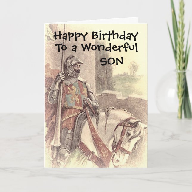 KNIGHT KIDS GREETING CARD KORT (Framsida)