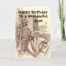 KNIGHT KIDS GREETING CARD KORT