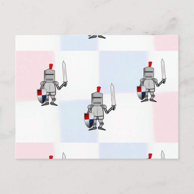 Knight-krigare Vykort (Framsida)