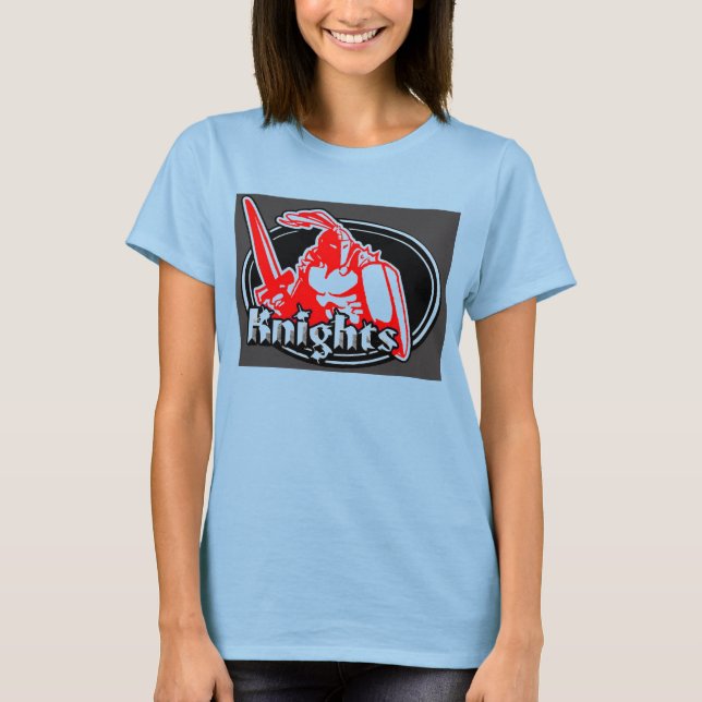 Knight ladys ringer t tee (Framsida)