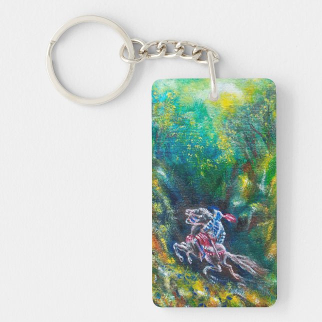 KNIGHT LANCELOT,HORSE RIDING IN GRÖNT SKOGE (Framsidan)