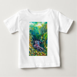 KNIGHT LANCELOT,HORSE RIDING IN GRÖNT SKOGE TEE SHIRT