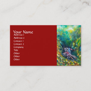 KNIGHT LANCELOT,HORSE RIDING IN GRÖNT SKOGE VISITKORT