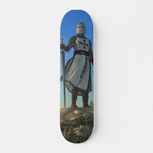Knight-mallen Mini Skateboard Bräda 18,5 Cm (Framsida)