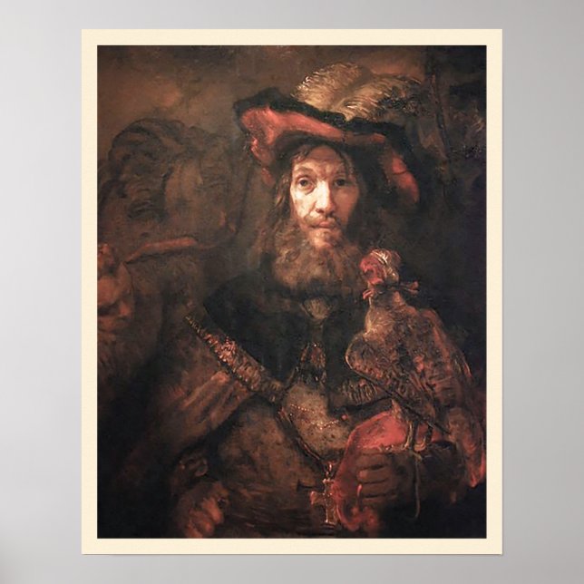 Knight med Falcon/St. Bavo Poster (Framsidan)