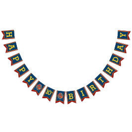 Knight medeltida Grattis på födelsedagen 10:e bunt Vimplar