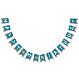 Knight medeltida Grattis på födelsedagen 10th gråt Vimplar