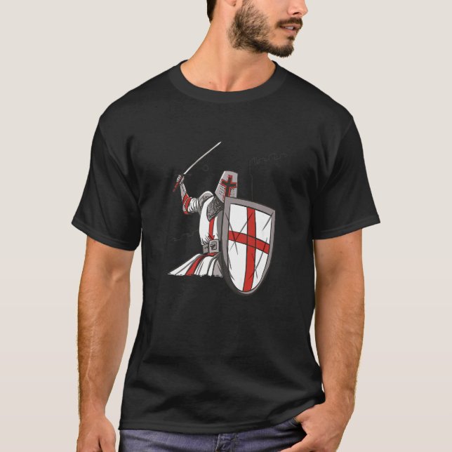 Knight Medieval och Renaissance Ren Fair Premium T Shirt (Framsida)