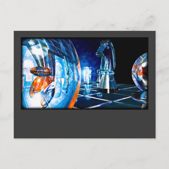 Knight Moves Vykort (Framsida)