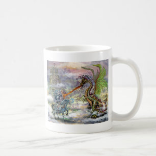 Knight n Dragon Kaffemugg