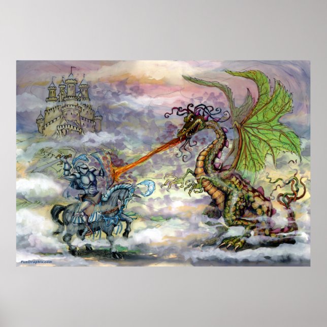 Knight n Dragon Poster (Framsidan)