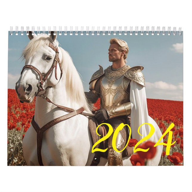 Knight och häst. 2024 kalender (Omslag)