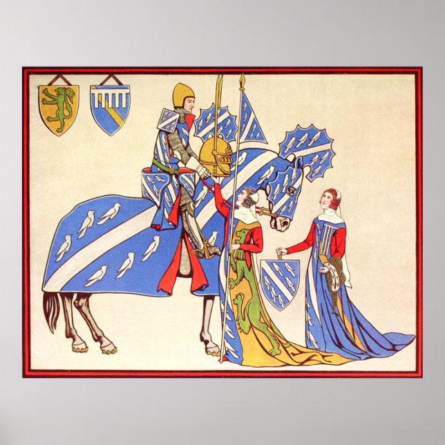 Knight och Maidens Poster (Framsidan)