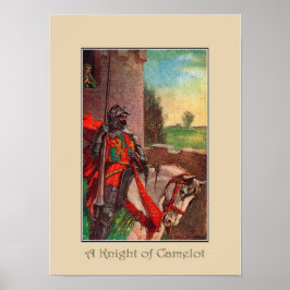 Knight of Camelot Art Print Poster