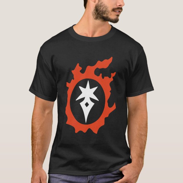 Knight of Darkness  Warriors of Light & Darkness P T Shirt (Framsida)