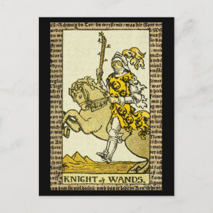 Knight of Trollspö Tarot Vykort