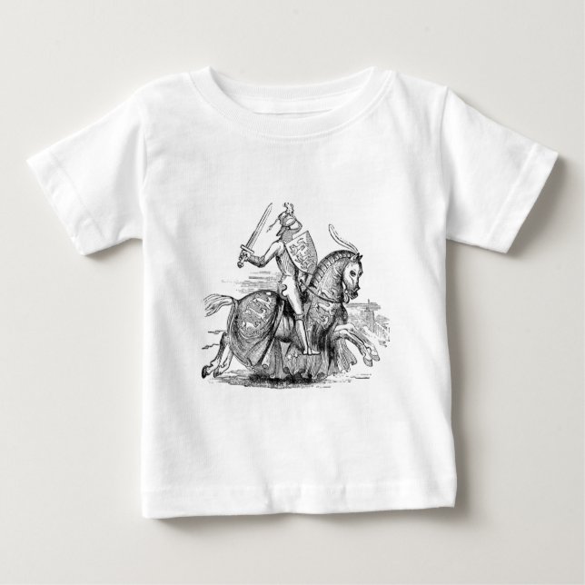 Knight on Horsback Infants Shirt Tröja (Framsida)