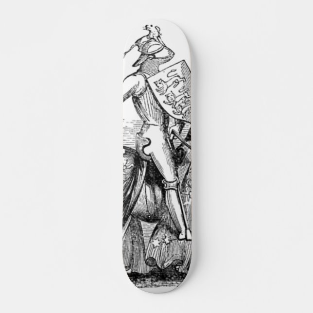 Knight on Horsback Skateboard (Framsida)