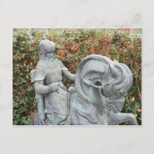 Knight On Horseback Vykort