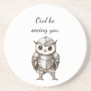 Knight Owl i strålande rustning Underlägg