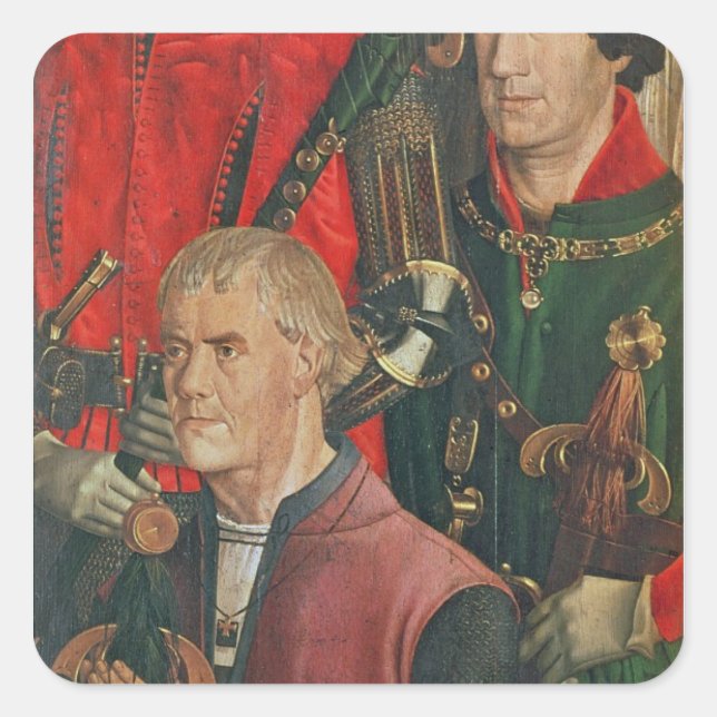 Knight-panelen Fyrkantigt Klistermärke (Framsida)