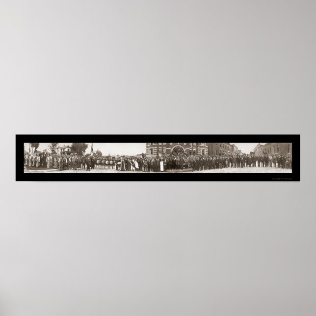 Knight Pythias Group Photo 1916 Poster (Framsidan)