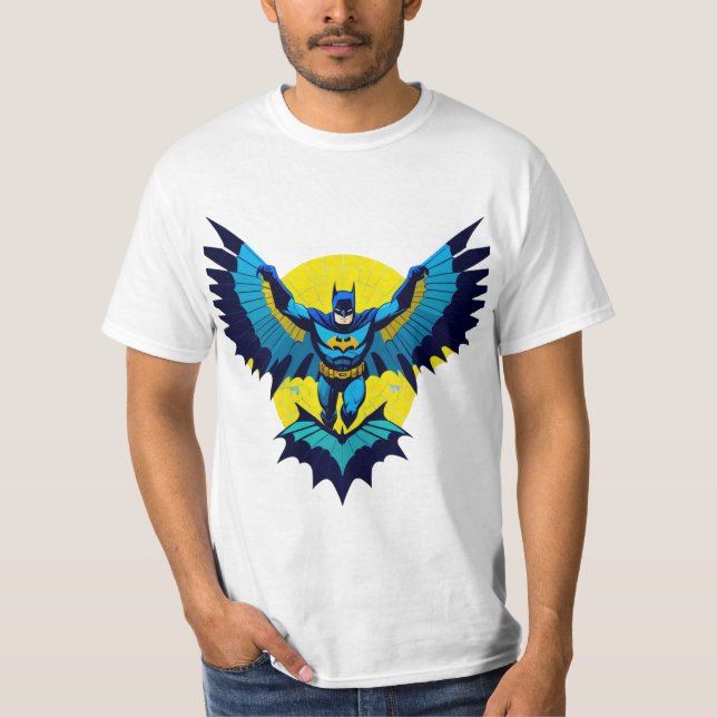 "Knight Radiant: Batman Reforged in Blue Flame" T Shirt (Framsida)