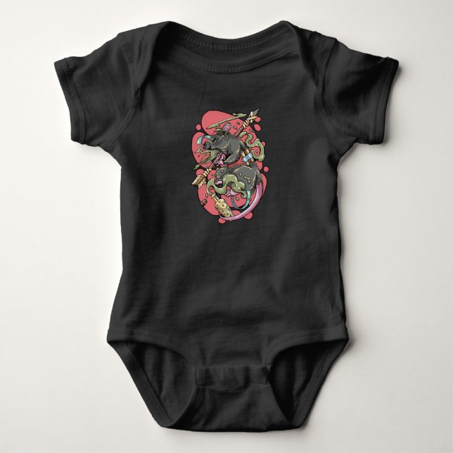 Knight Råtta T Shirt (Framsida)