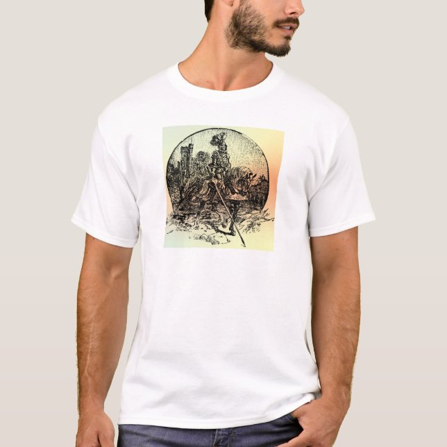 Knight Redo till Joust T Shirt (Framsida)