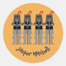 Knight Runt Klistermärke