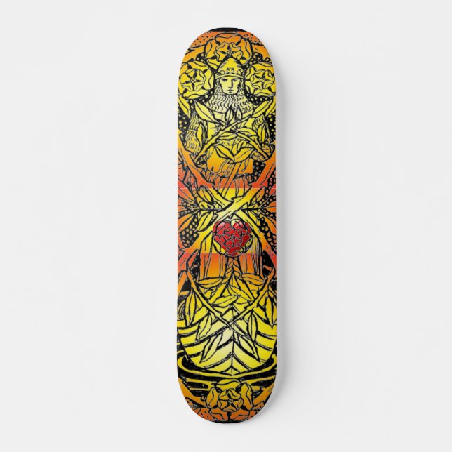 Knight Skateboard Bräda 21,5 Cm (Framsida)