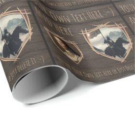 Knight sköld. Jacka av arm. Säkerhetsbricka. Gift Presentpapper