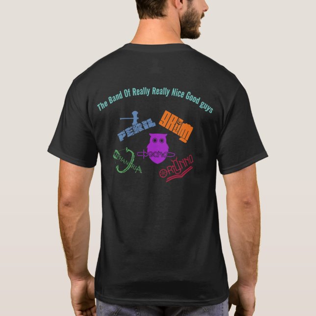 Knight som säger Chill - Party på baksidan T Shirt (Baksida)