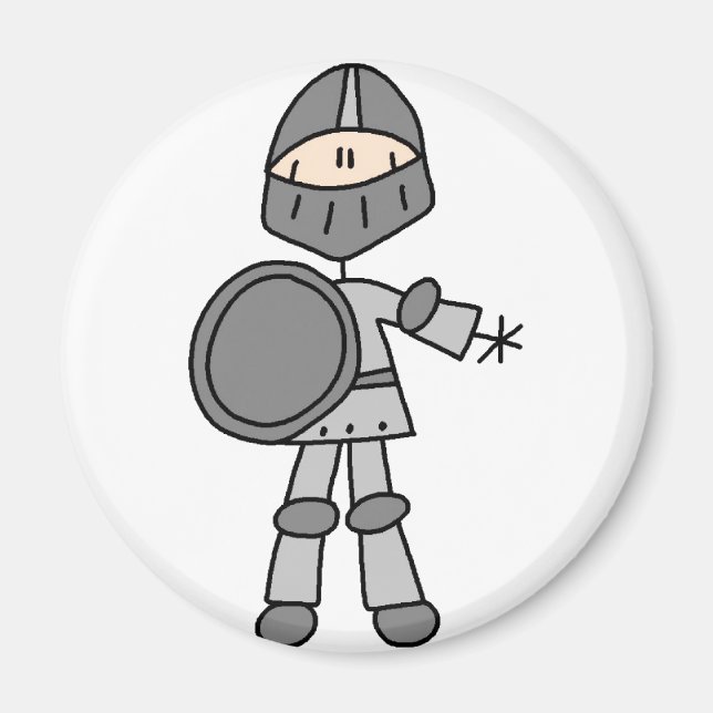 Knight Stick figur Magnet (Framsidan)