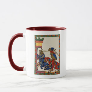 Knight Storming The Castle, 1400-talet Mugg