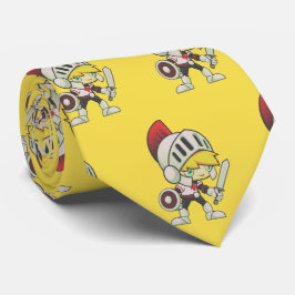 Knight Team Mascot Football Necktie Slips