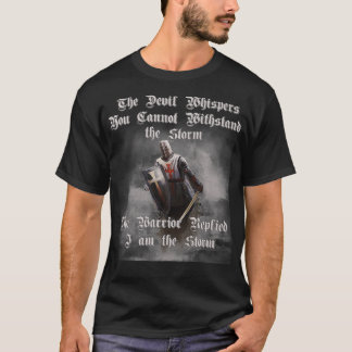 Knight Templar Crusader Kor Medieval Warrior Ar T Shirt