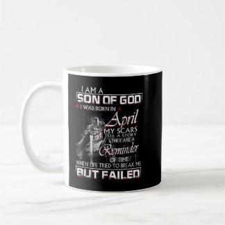 Knight Templar, jag är en son till Gud April Chris Kaffemugg